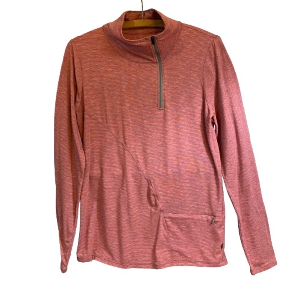Toad&Co Swifty 1/4 Zip Long Sleeve Top - Picture 8 of 8
